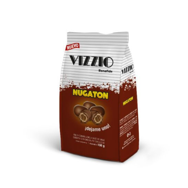 VIZZIO NUGATON POR 100 GRS