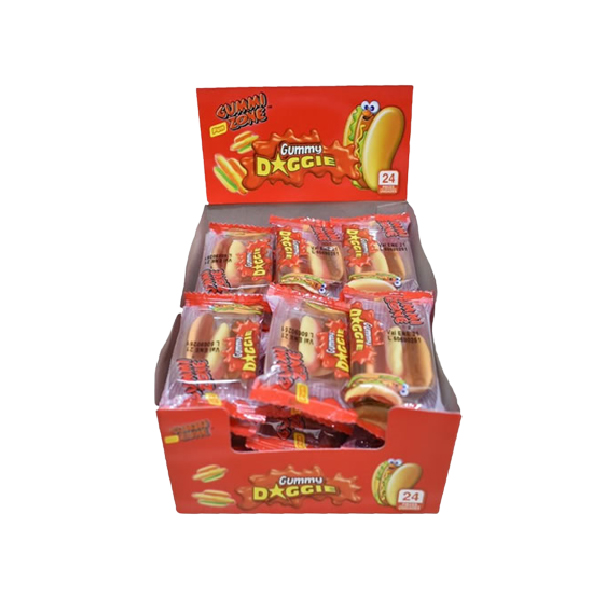 GUMMI DOGGIE POR 24 UNIDADES