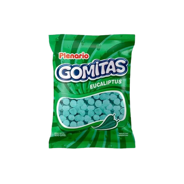 GOMITAS EUCALIPTUS POR 800 GRS.