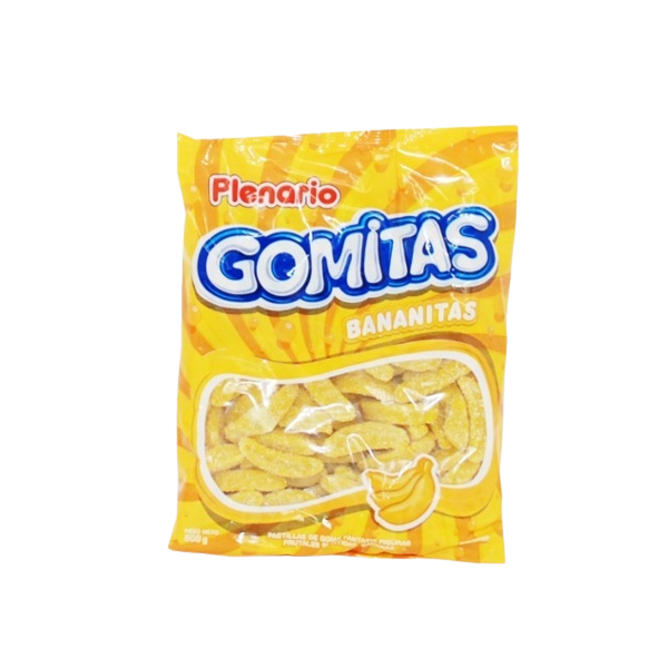 GOMITAS BANANITAS  POR 800 GRS.