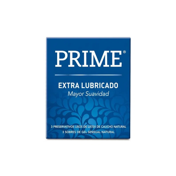 PRIME LUBRICADOS POR 3 UNIDADES