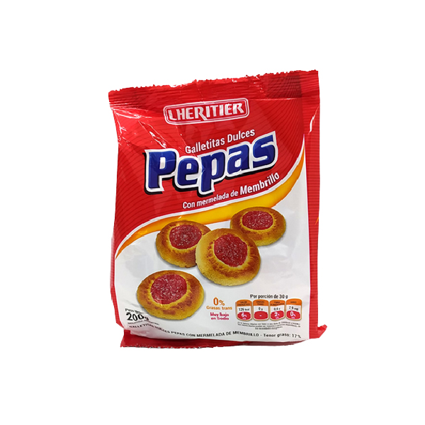 GALLETAS PEPAS POR 300 GRS.