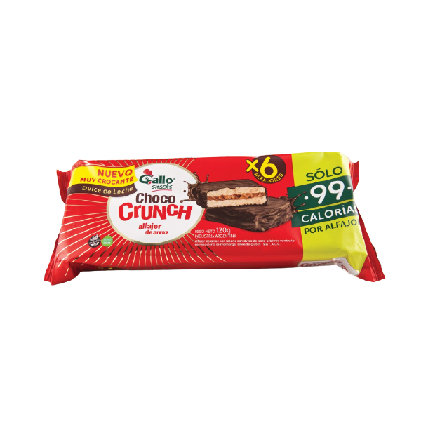 CHOCO CRUNCH DL  POR 6 UNIDADES