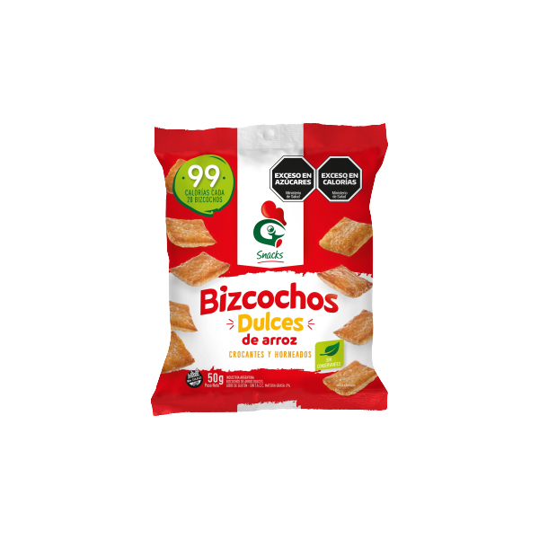 SNACK GALLO DULCE POR 50 GRS.