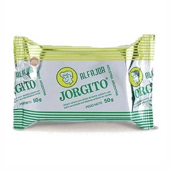 ALFAJOR JORGITO AZUCARADO POR 50 GRS