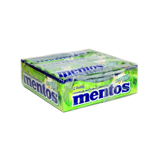 MENTOS MANZANA VERDE POR 12 UNIDADES