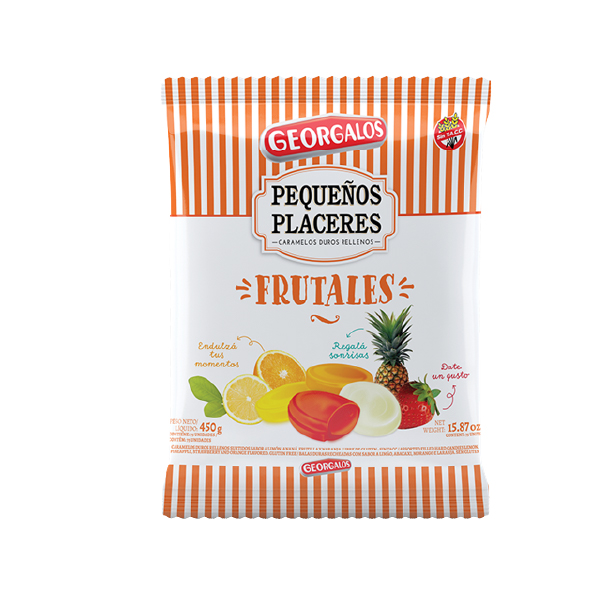 CARAMELO RELLENO FRUTAL POR 450 GRS.