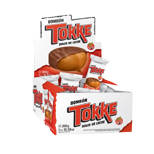 BOMBON TOKKE D/L  POR 30 UNIDADES POR 10 GRS.