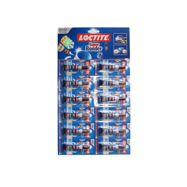 LOCTITE SUPER BONDER POR 12 UNIDADES