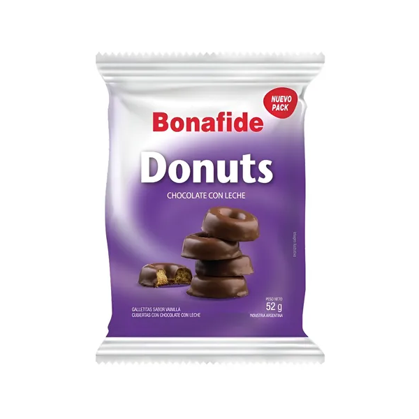 DONUTS LECHE BOLSA X52 GRS